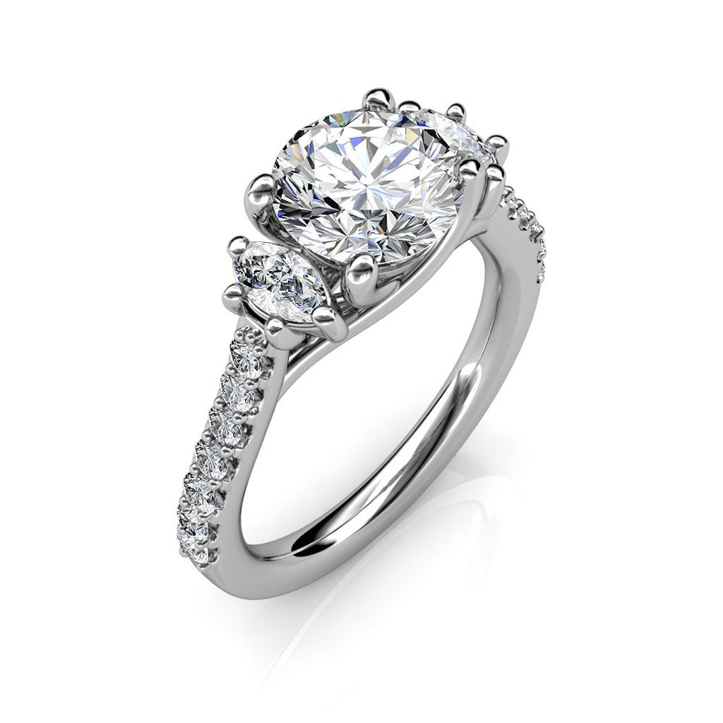 The Amia 3-stone Ring