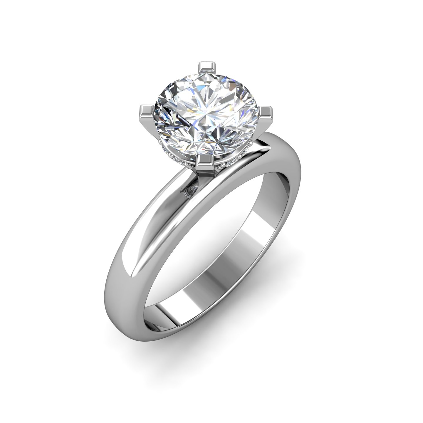 1.04 carat Platinum - Danica Engagement Ring