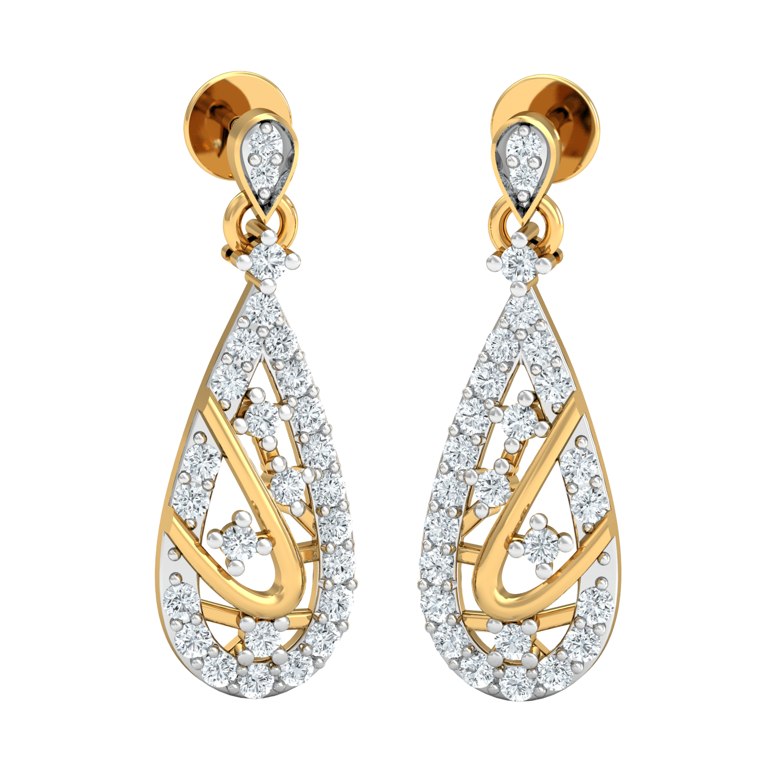 The Yolana Diamond Earrings Diamond Earrings at Best Prices in India SarvadaJewels