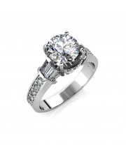 1.61 carat White Gold - Saarah Engagement Ring