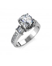 1.71 carat Platinum - Saarah Engagement Ring