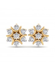 The Nova Naksh Earrings - 10 cent diamonds