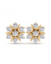 The Nova Naksh Earrings - 10 cent diamonds