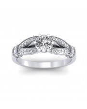 0.71 carat White Gold - Nelly Engagement Ring