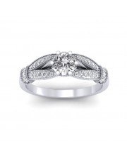 0.51 carat White Gold - Nelly Engagement Ring