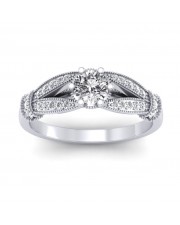 1.21 carat White Gold - Nelly Engagement Ring