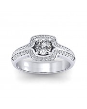 0.80 carat White Gold - Amanda Engagement Ring