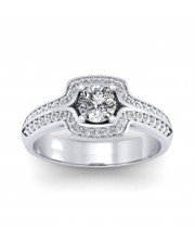 1.30 carat White Gold - Amanda Engagement Ring