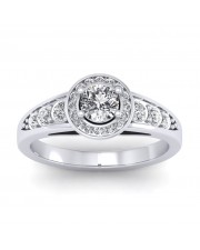 1.07 carat White Gold - Azzario Engagement Ring