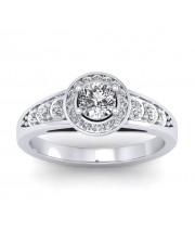 1.07 carat Platinum - Azzario Engagement Ring