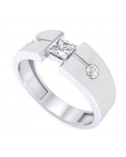 The Morgan Ring For Him - White - 0.60 carat