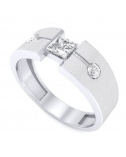 The Morgan Ring For Him - 0.80 carat - Platinum