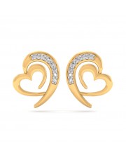 The Ria Heart Earrings