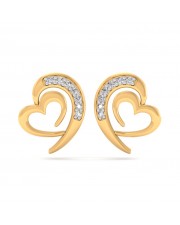 The Ria Heart Earrings