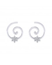 The Lira Swirl Earrings