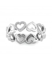 The Nia Heart Ring