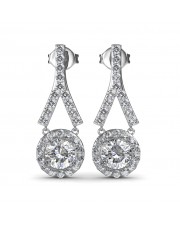 The Honora Solitaire Earrings