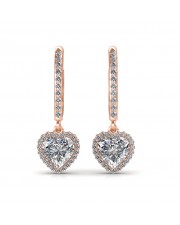 The Myra Heart Earrings