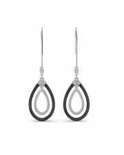 The Maya Black Diamond Earrings