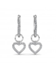 The Love Heart Earrings