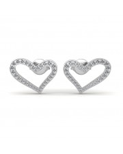 The Eva Heart Earrings