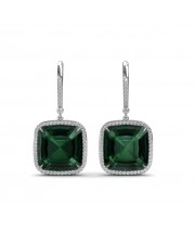 The Green Dazzle Earrings