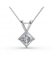 The Elegant Solitaire Pendant