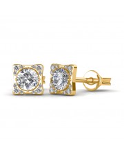 The  Beliso Solitaire Earrings