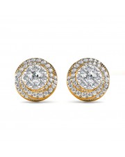 The Tanvi Solitaire-Look Earrings