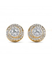 The Tanvi Solitaire-Look Earrings