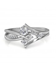 0.51 carat Platinum - Elisa Engagement Ring
