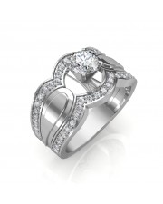  0.85 carat Platinum - Utopia Engagement Ring