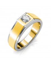 The Gordon ring for him - Yellow - 0.70 carat