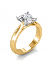 The Dual Serenity Solitaire Ring