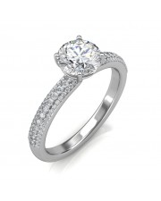 1.65 carat Platinum - Forever Love Engagement Ring