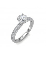 0.74 carat 18K Gold - Forever Love Engagement Ring