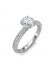 1.05 carat 18K Gold - Forever Love Engagement Ring