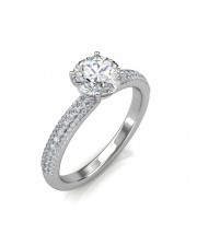 1.15 carat 18K Gold - Forever Love Engagement Ring