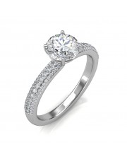 1.35 carat 18K Gold - Forever Love Engagement Ring