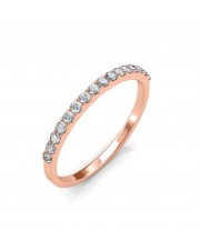 Classic Half Eternity Ring - Micro Pave