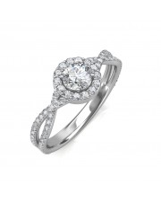  0.64 carat Platinum - Zara Engagement Ring