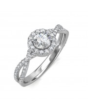  0.74 carat Platinum - Zara Engagement Ring