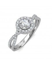  0.95 carat Platinum - Zara Engagement Ring