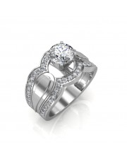  1.05 carat Platinum - Utopia Engagement Ring
