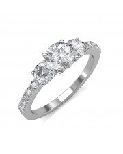 0.85 carat Gold - Eternal Love Engagement Ring