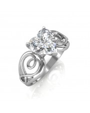 0.70 carat Platinum - Gelsey Engagement Ring