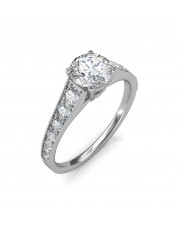 0.93 carat Platinum - Victoria Engagement Ring