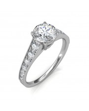 1.53 carat Platinum - Victoria Engagement Ring