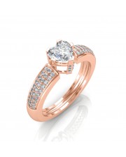 The Ramona Heart Solitaire Ring