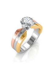 The Trio Solitaire Ring